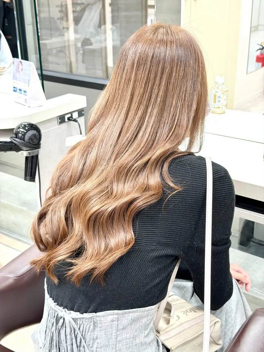 ロング 髪質改善 カット 【縮毛矯正/髪質改善 /ケアカラー】十場のヘアスタイル
