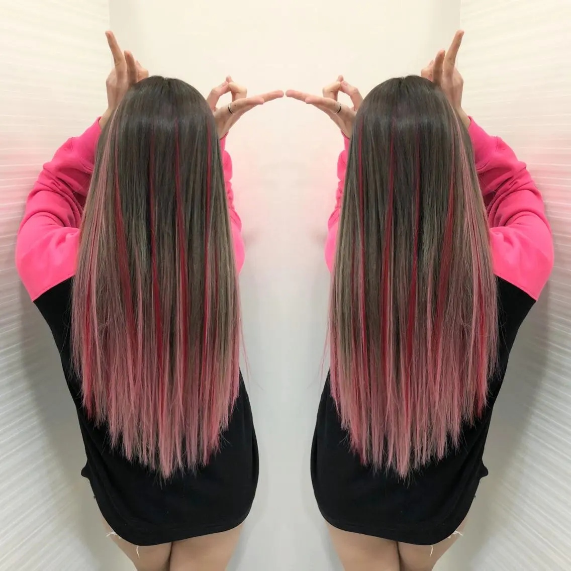 ロング シールエクステ エクステ 得能 雅人のヘアスタイル