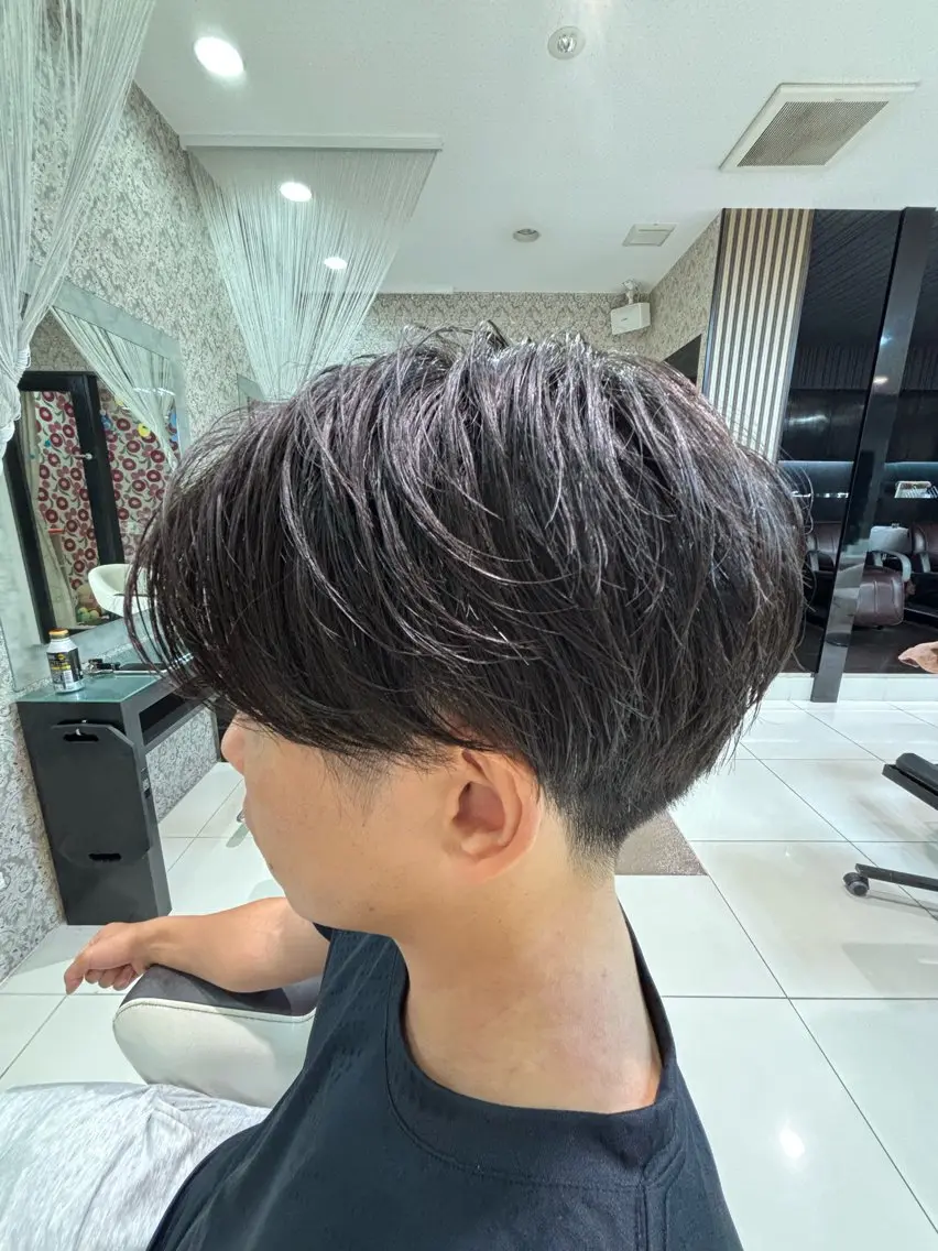 メンズ限定　カット＋ナチュラルケアパーマの写真