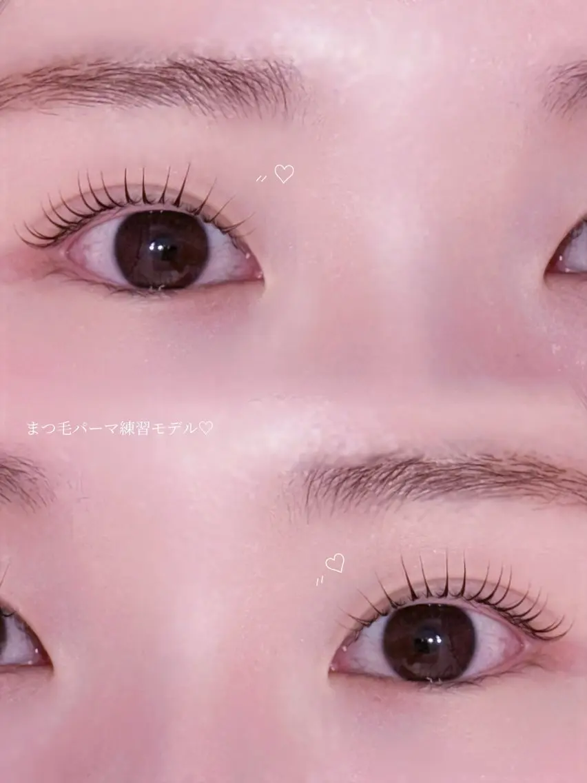 マツエク・マツパ 束感まつ毛 一重×まつ毛パーマ マツパ N eyelash hanaのマツエク・マツパデザイン