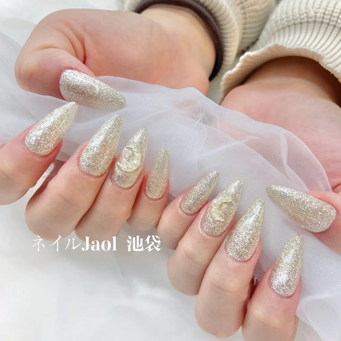 ロング ネイルJaol 池袋のネイルデザイン