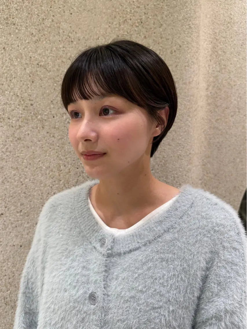 ショート ショートヘア M E I  🪷 似合わせヘルシーヘアのヘアスタイル
