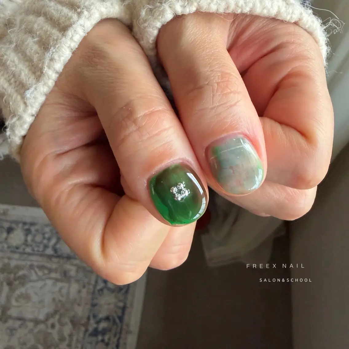 ネイル ニュアンスネイル ハンドネイル ハンドケア freex nail /ニュアンス/個性派のネイルデザイン