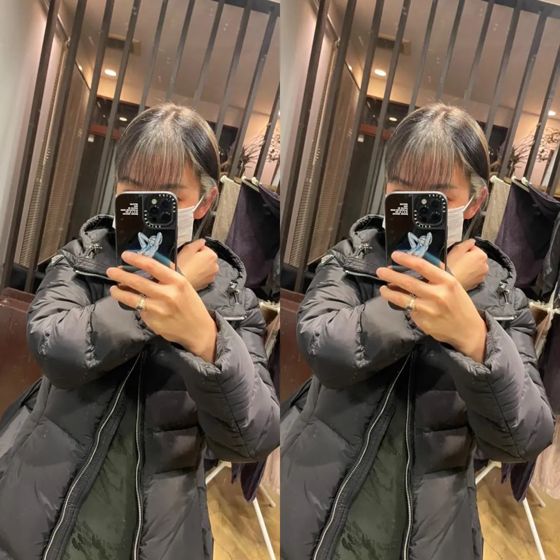 ミディアム カラー 北原 練のヘアスタイル