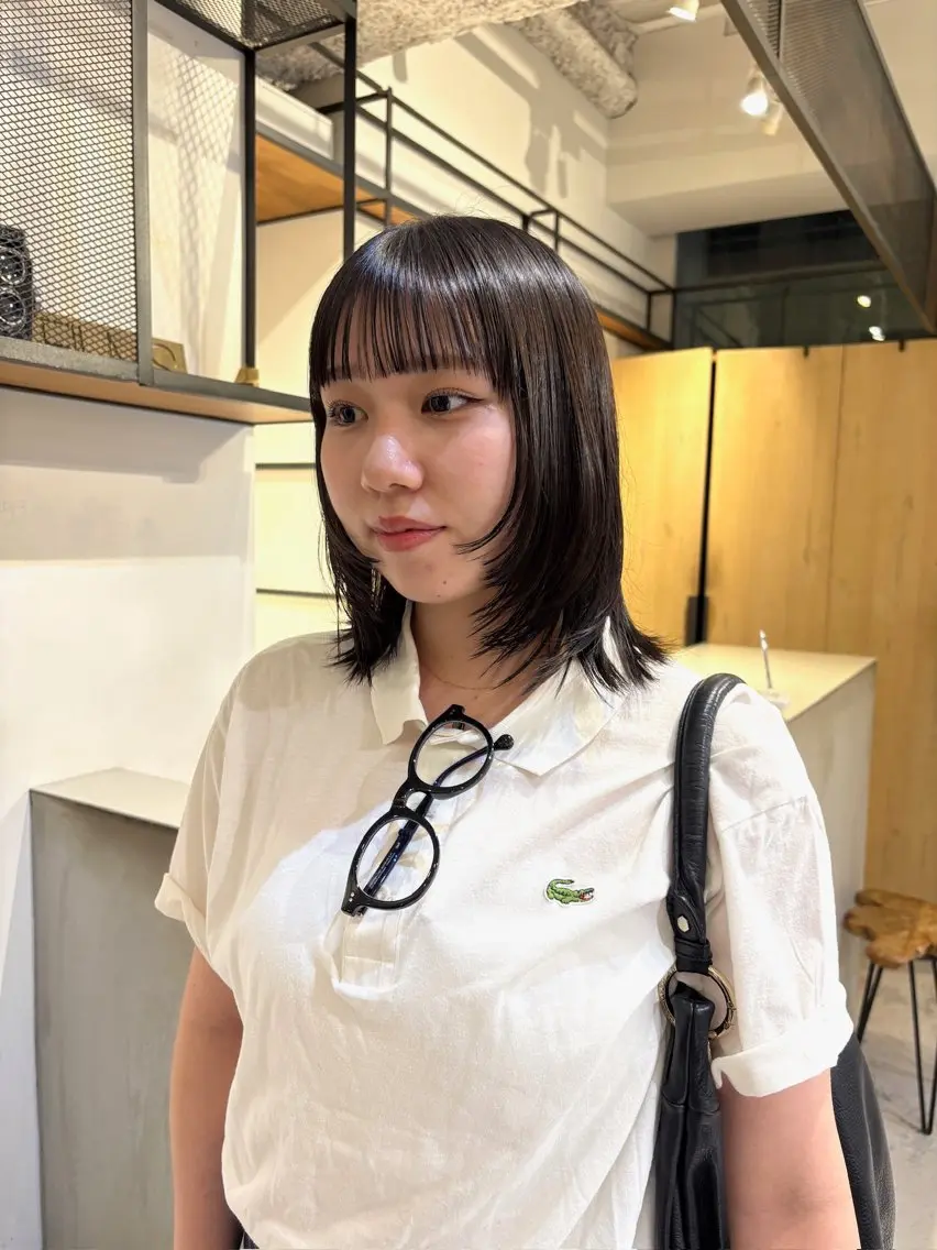 セミロング レイヤーカット ローレイヤー FILMS 銀座店 Mikotoのヘアスタイル