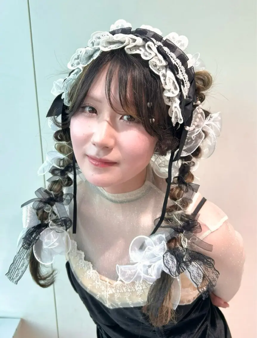 ヘアアレンジ ツインテール ヘアセット 𝐑𝐄𝐍𝐀🎀 ワンカラーモデル募集のヘアスタイル