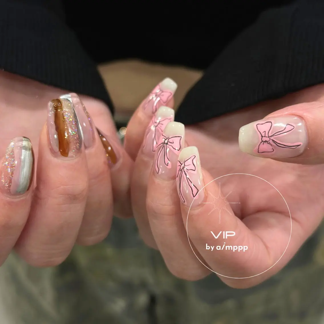 ネイル マグネットネイル ニュアンスネイル ハンドネイル ニュアンスネイルが 得意 Masakiのネイルデザイン