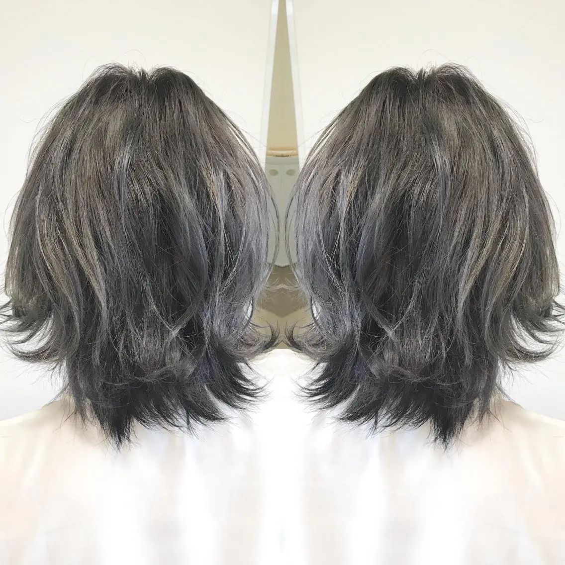 ショート カラー グレージュ ヘアカラー トリートメント Miru by INCE HAIRのヘアスタイル