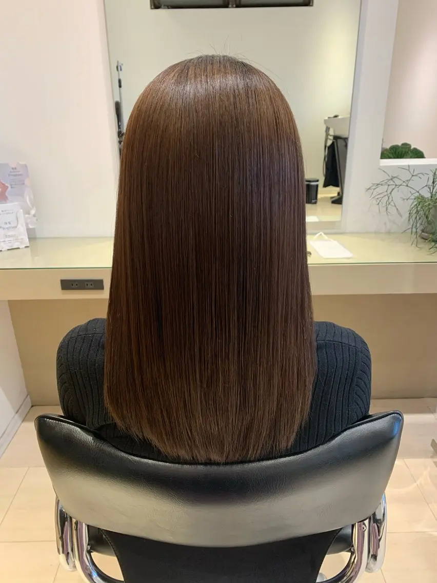 セミロング カラー liage ܀ꕤ୭* ちばかつら𖦞のヘアスタイル