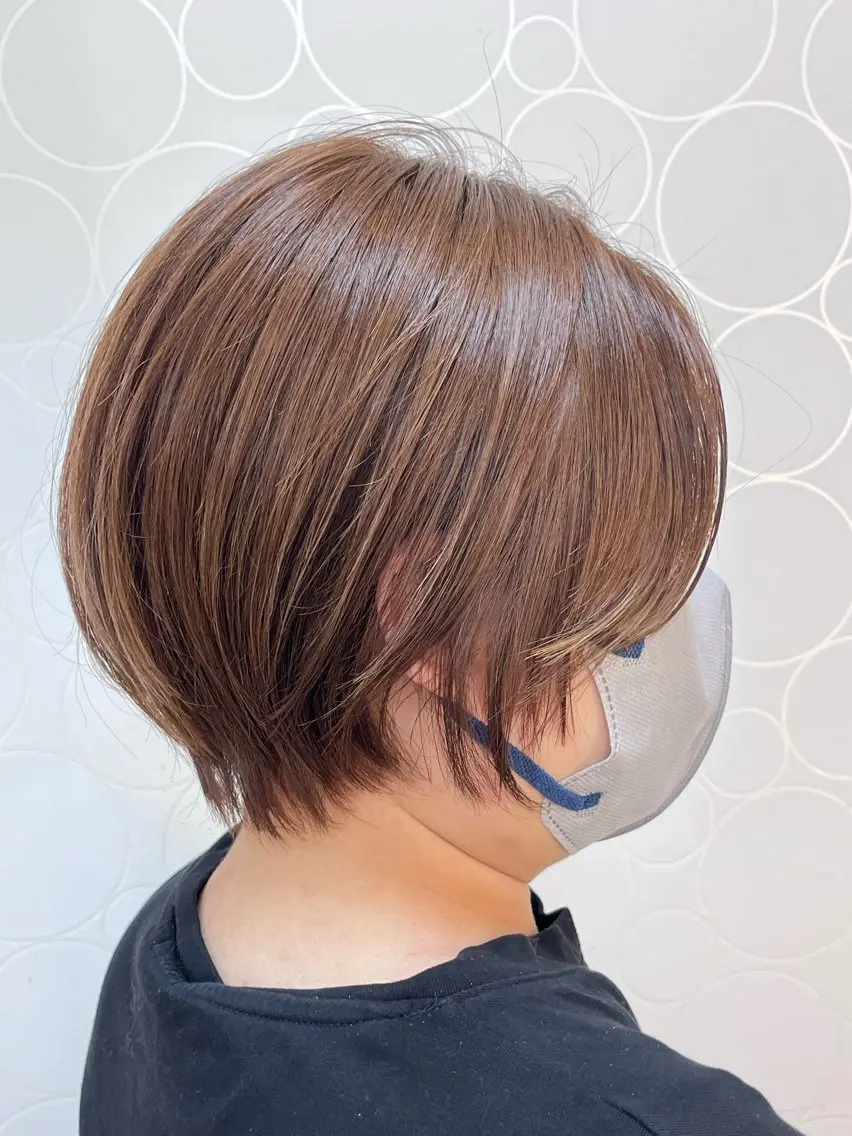 ショート カラー ヘアカラー トリートメント number_mai 🪽のヘアスタイル