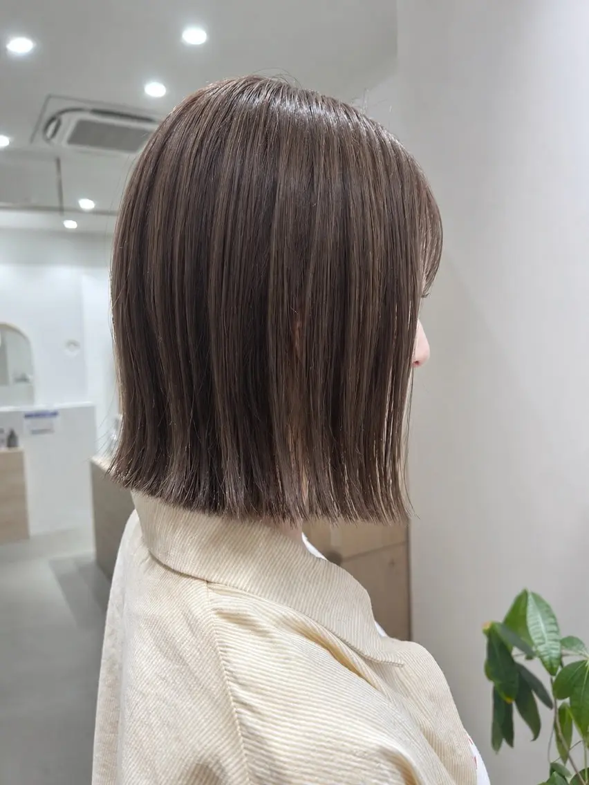 ショート カラー カット トリートメント mana /韓国風レイヤーのヘアスタイル