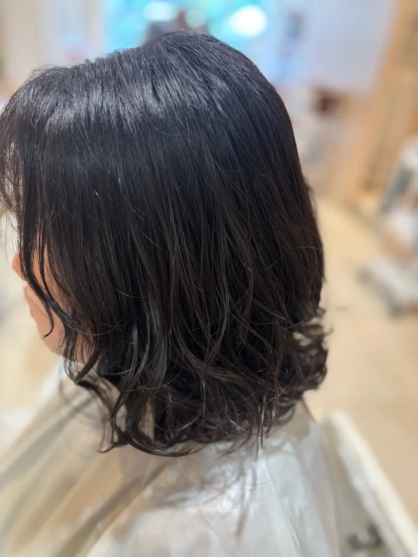 ミディアム 川島 梨菜🌹のヘアスタイル