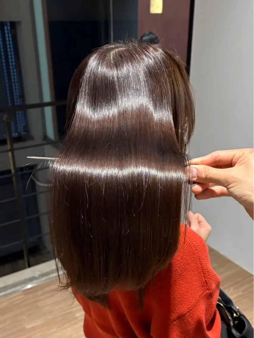 カラー 髪質改善 ゆうご/心斎橋 /カラーモデル募集中のヘアスタイル