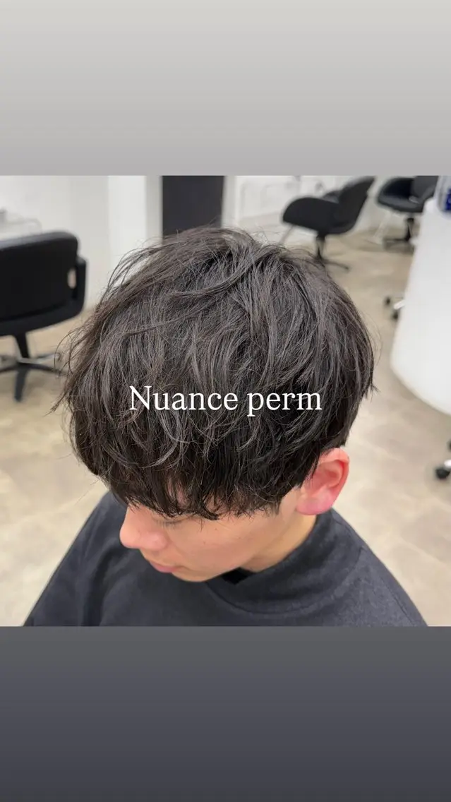 パーマ メンズ カット パーマ メンズ特化美容師 ◆ルナのヘアスタイル
