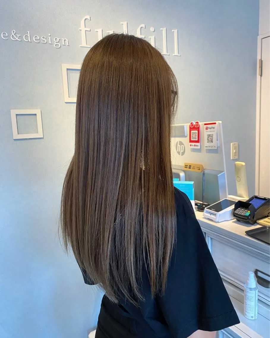 ロング ヘアカラー こだわり艶カラー ♡chisato♡のヘアスタイル