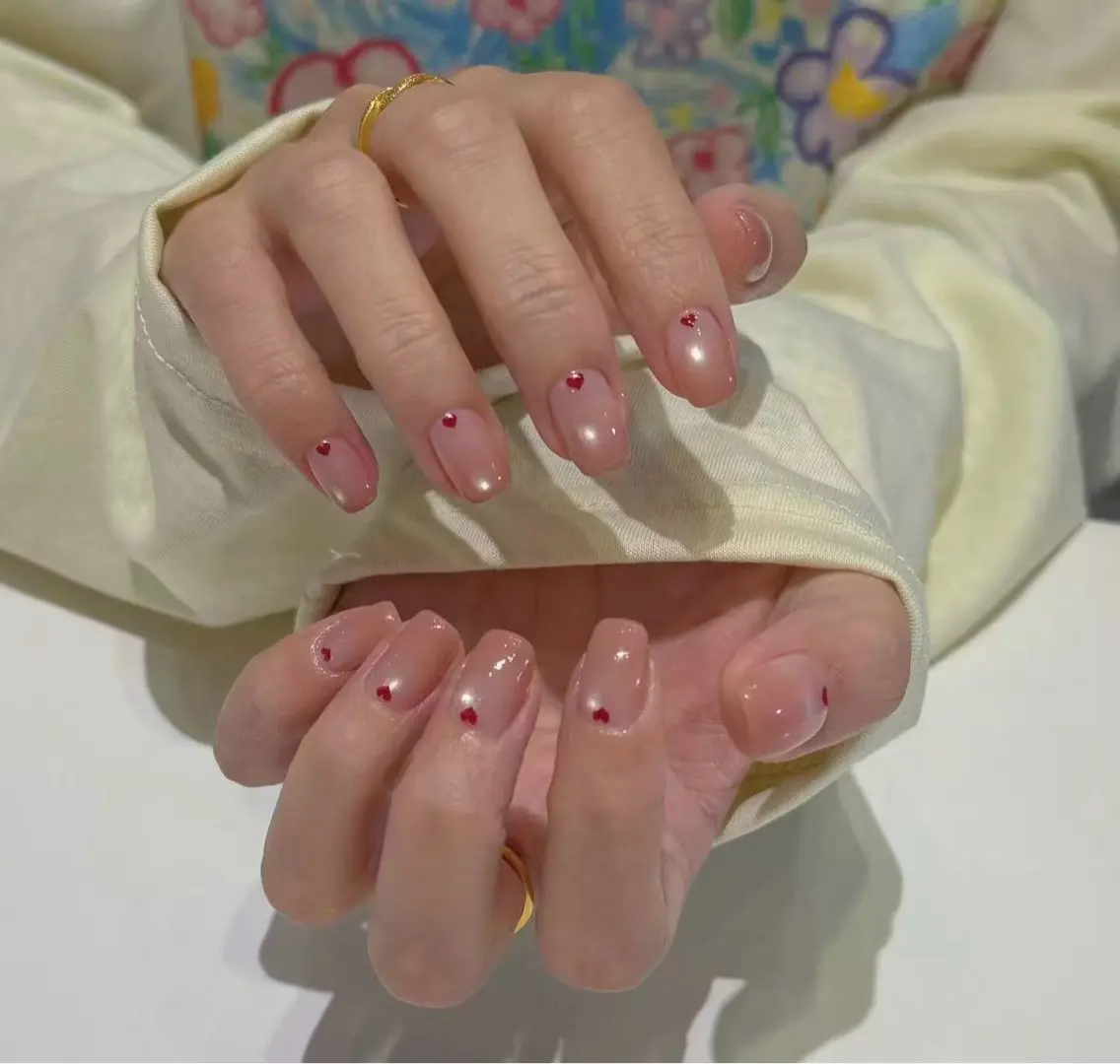 ネイル チークネイル 長さ出し フットネイル フレンチネイル ジェルネイル ハンドネイル Fancy nail salonのネイルデザイン