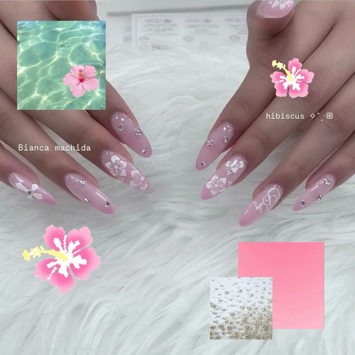 ネイル ハンドネイル BIANCA 🖤 NISHIMURAのネイルデザイン