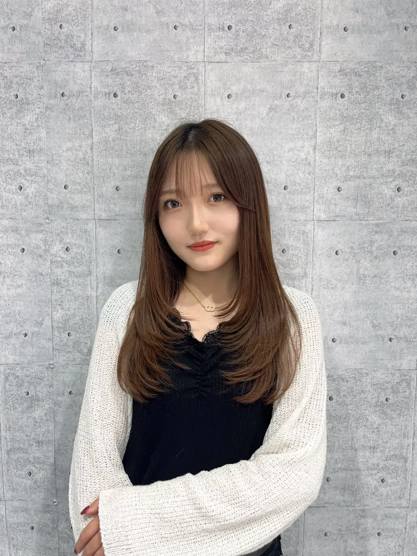 韓国風レイヤーカット🇰🇷の写真