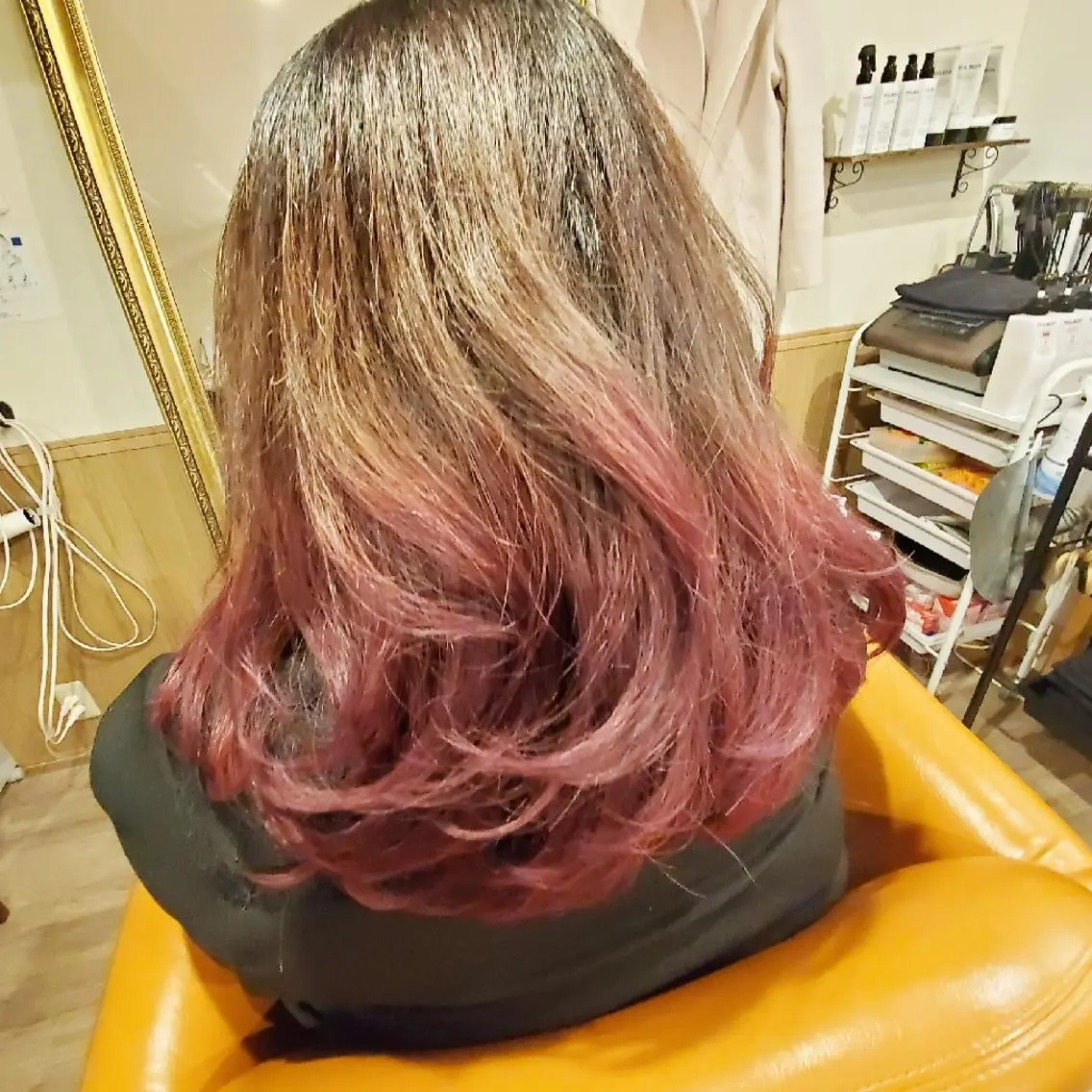 ロング カラー アディクシーカラー ブリーチ イルミナカラー 外国人風カラー トリートメント ヘアカラー spa hair ark 富井直美のヘアスタイル