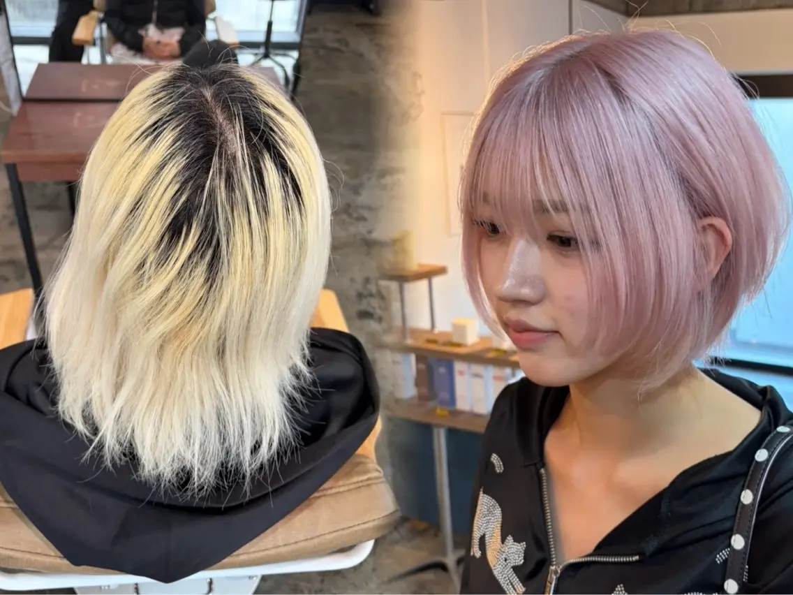 ショート ヘアカラー トリートメント ダブルカラー/ブリー チ/shori/店長のヘアスタイル