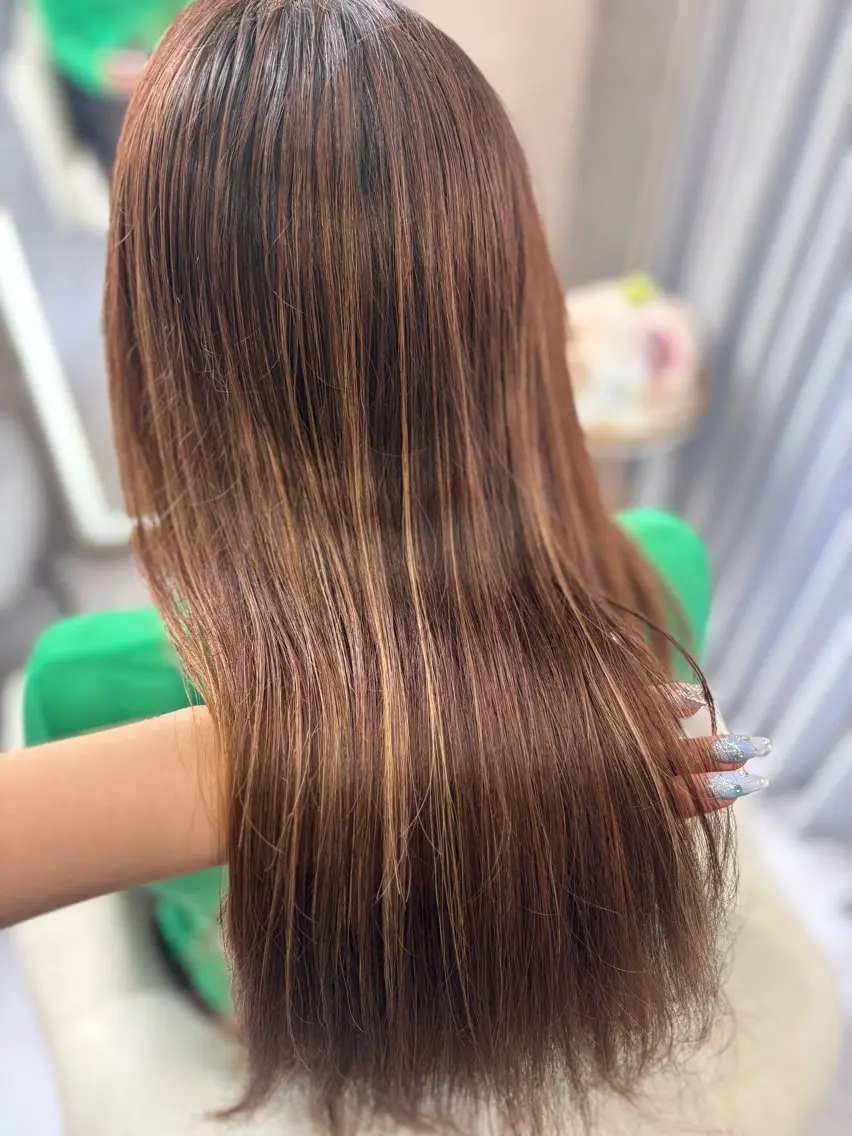 ロング 髪質改善 トリートメント 松尾 紗愛のヘアスタイル