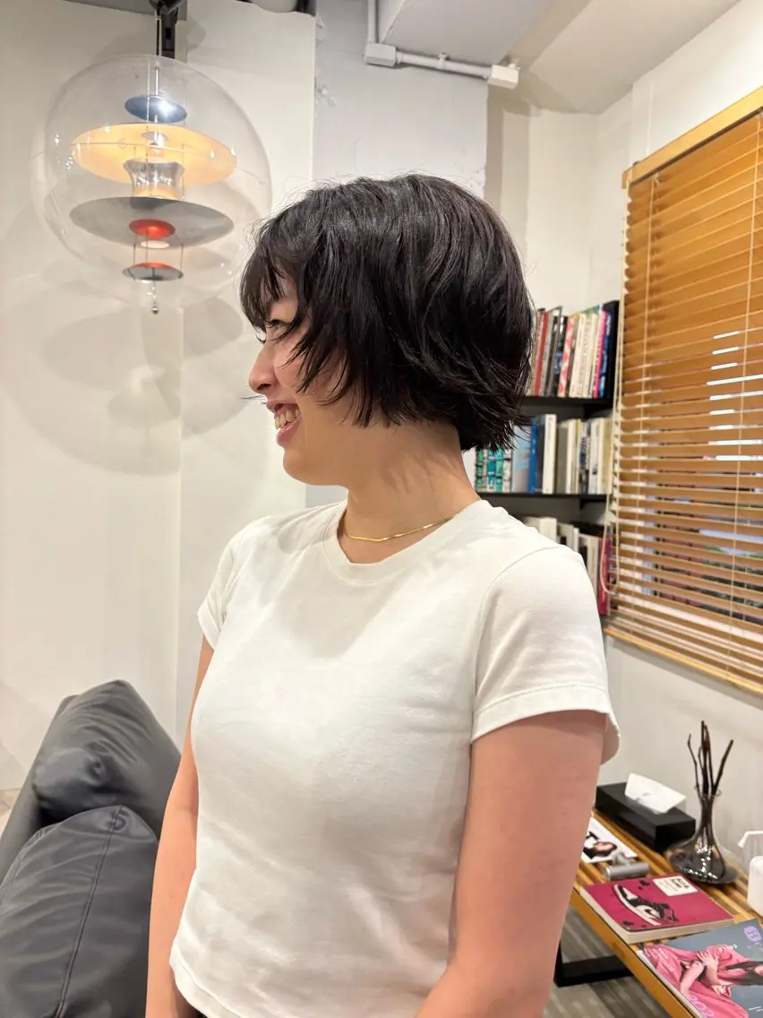 ショート カット 熊取谷 茉那のヘアスタイル