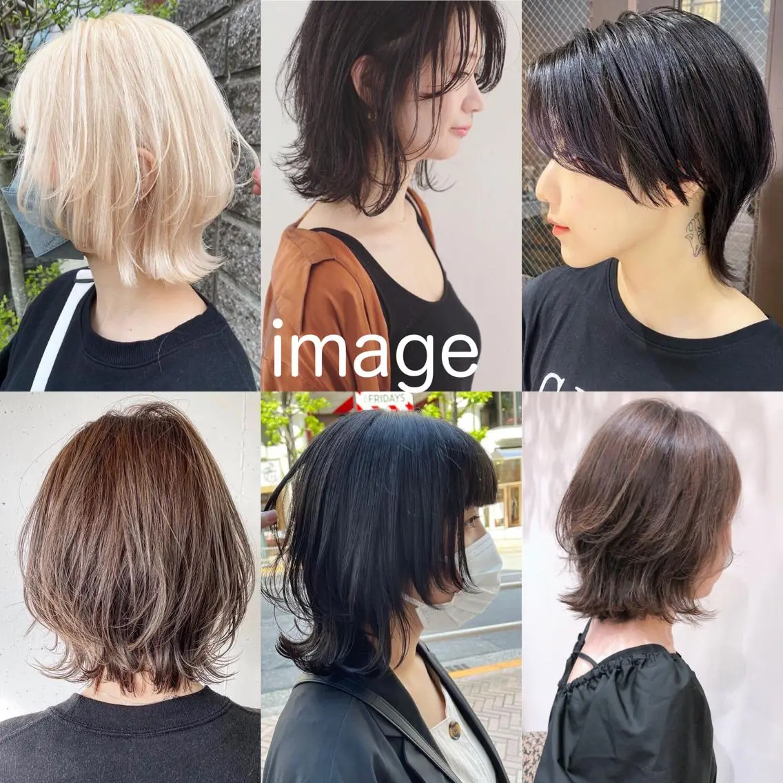 ミディアム 安藤 明日翔のヘアスタイル