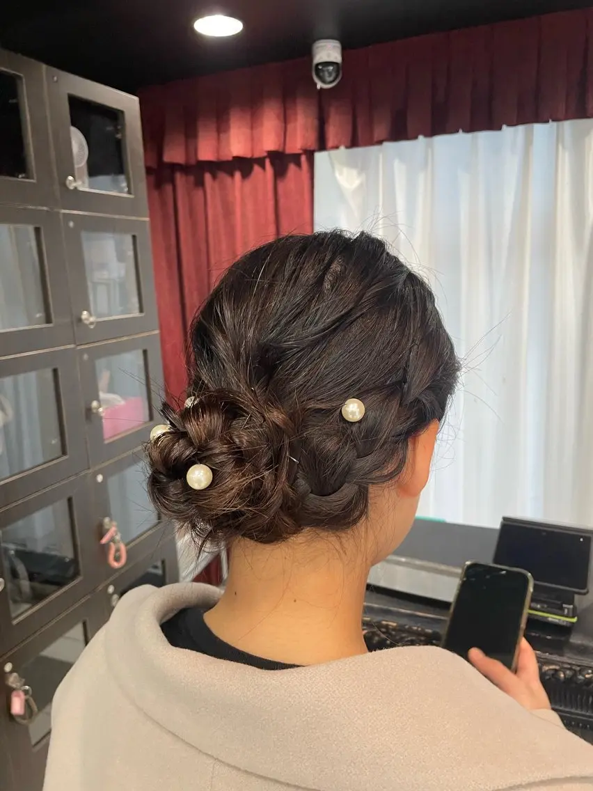セミロング ヘアセット 量産ヘアセット/ ヘアメAyakaのヘアスタイル