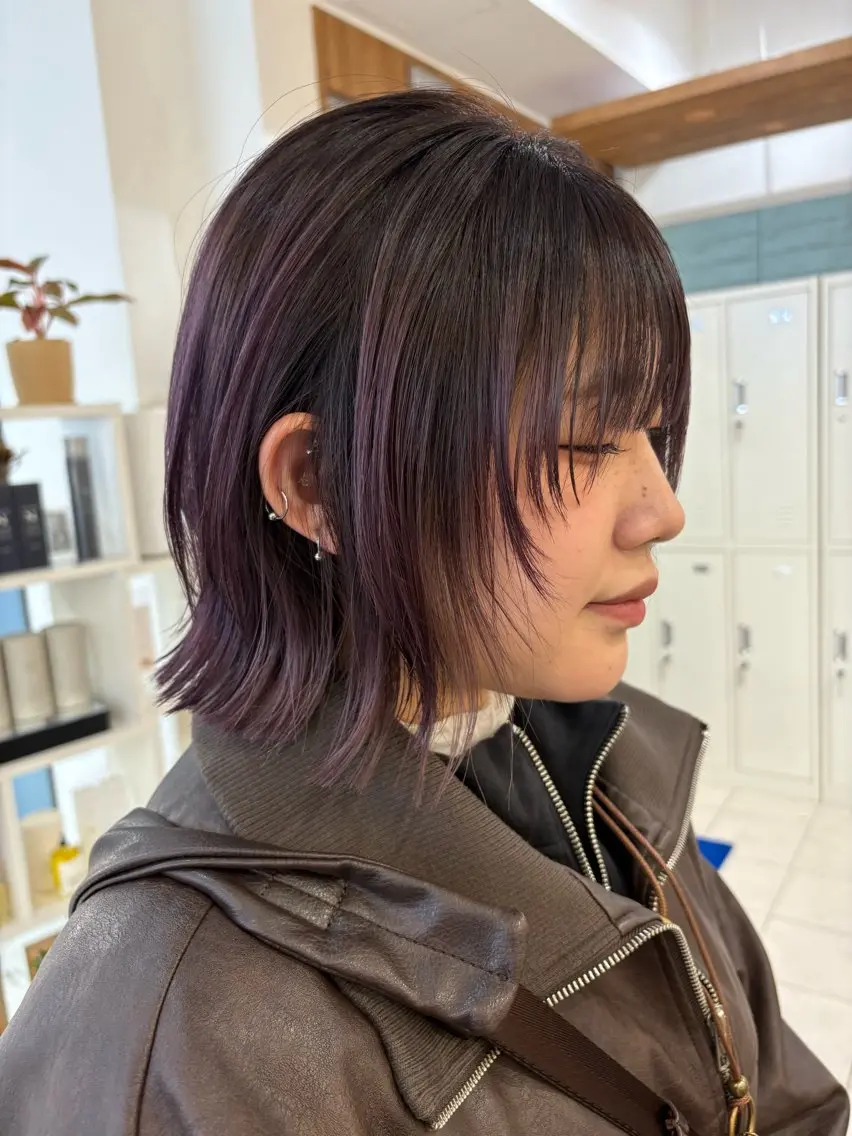 ショート カット トリートメント レイヤー/透明感 カラー/ユウカのヘアスタイル