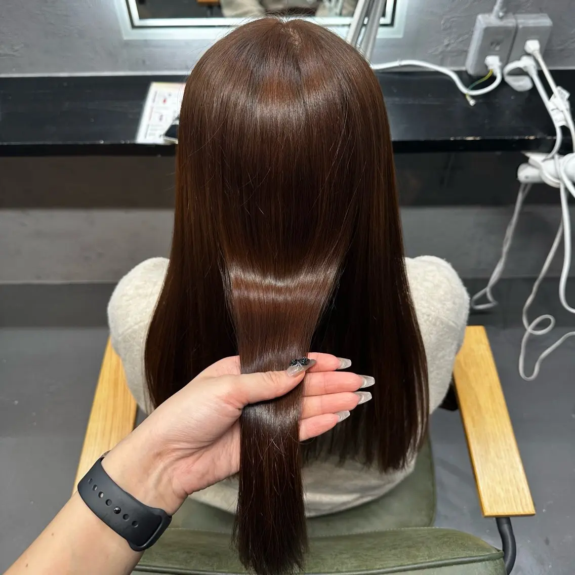 【♡ロングの方限定♡】カット✂️➕ワンカラー🤎の写真