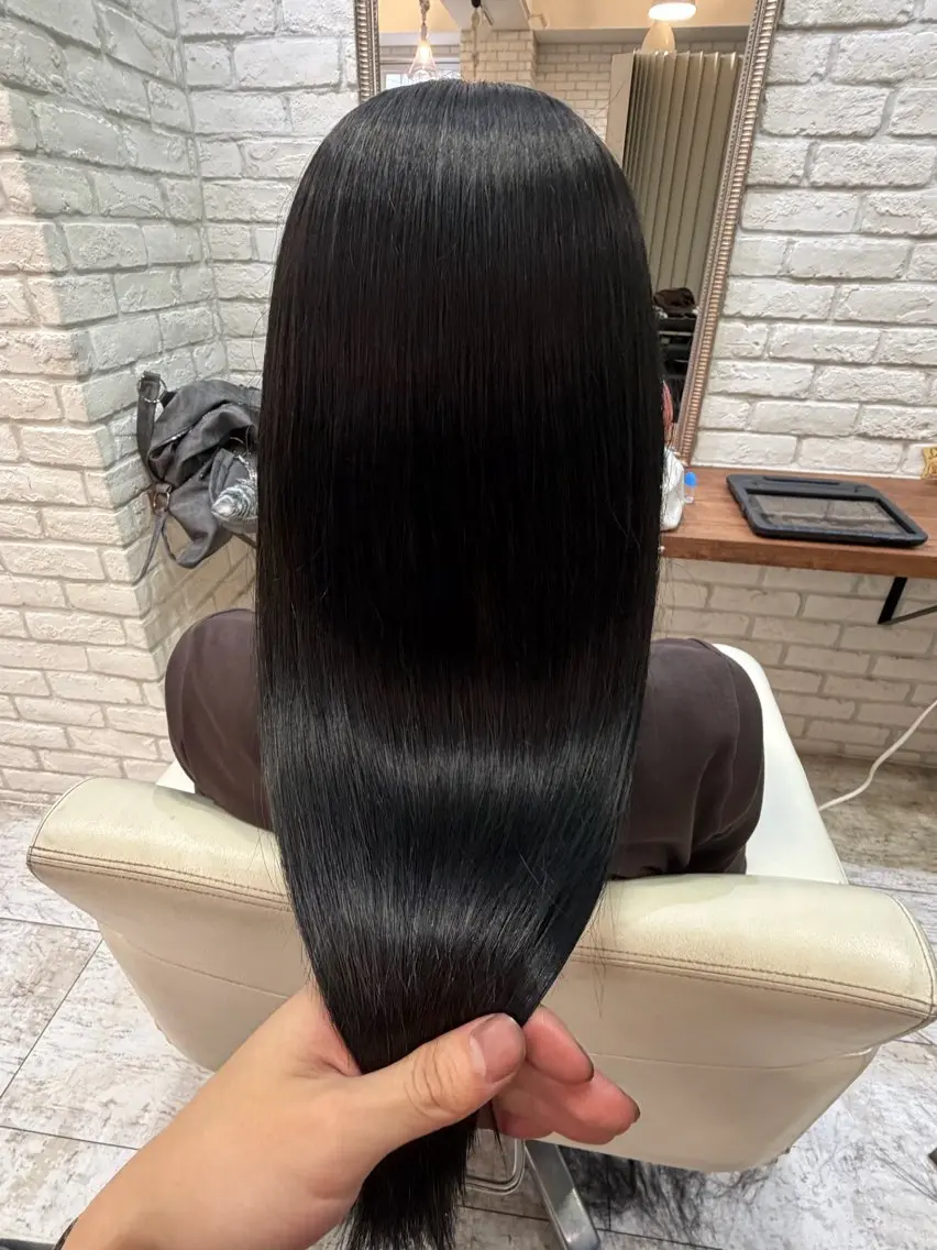 ロング カラー ヘアカラー トリートメント 髪質改善/艶カラー✨ 50％オフ/斉藤広人のヘアスタイル