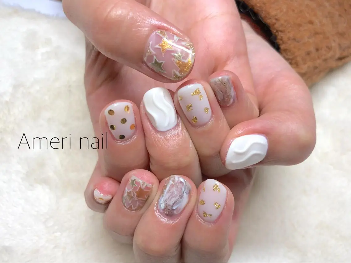 ネイル ハンドネイル Ameri nail /UKIのネイルデザイン