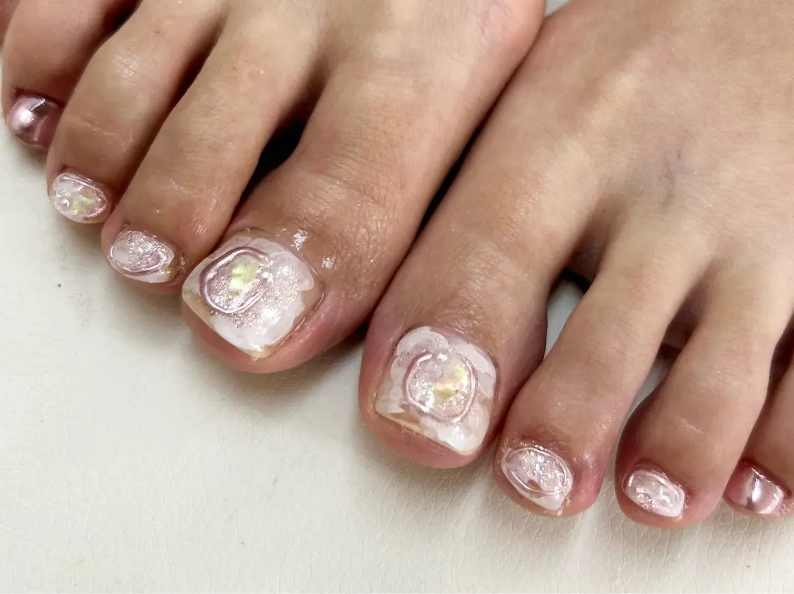 ネイル フットネイル 東十条muumii ネイルまつ毛のネイルデザイン