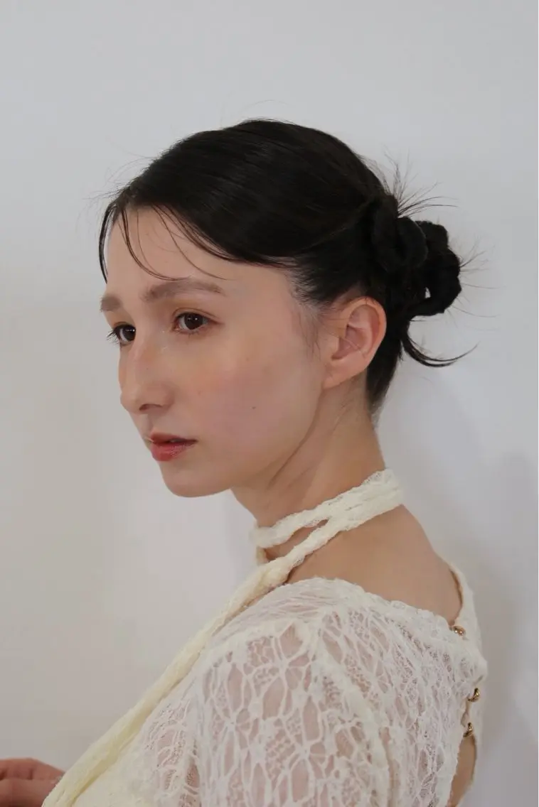 ミディアム ヘアアレンジ 水谷 優華のヘアスタイル