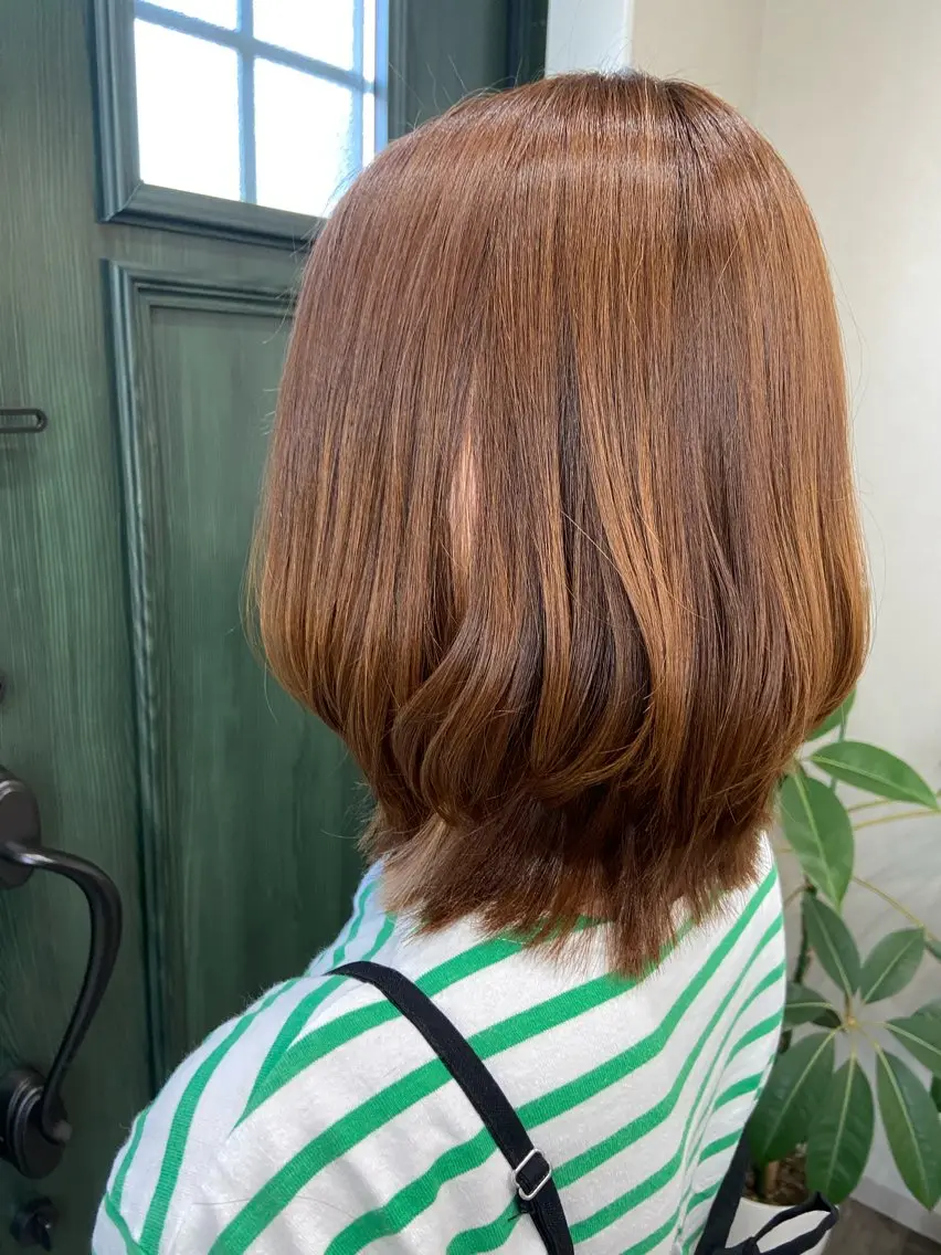 ミディアム Lepps れいなのヘアスタイル
