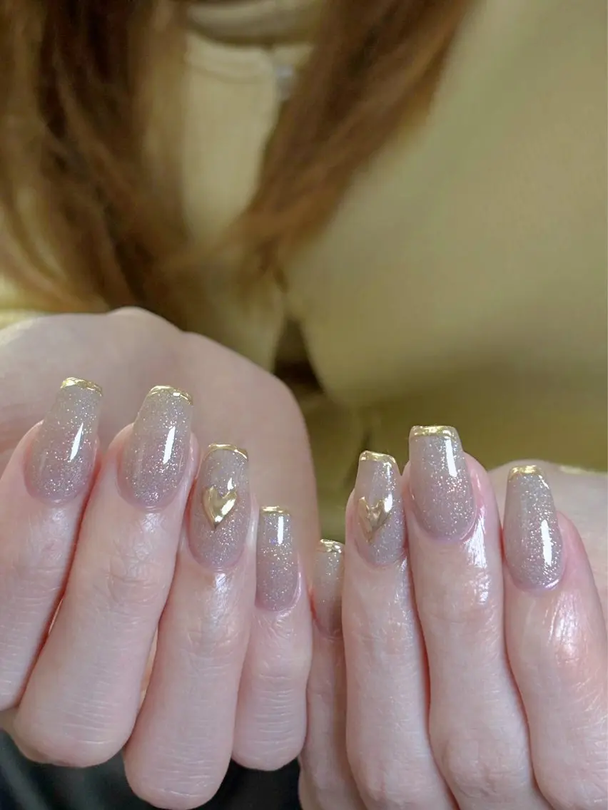 セミロング めぐみのネイルサロン スタッフ練習のネイルデザイン