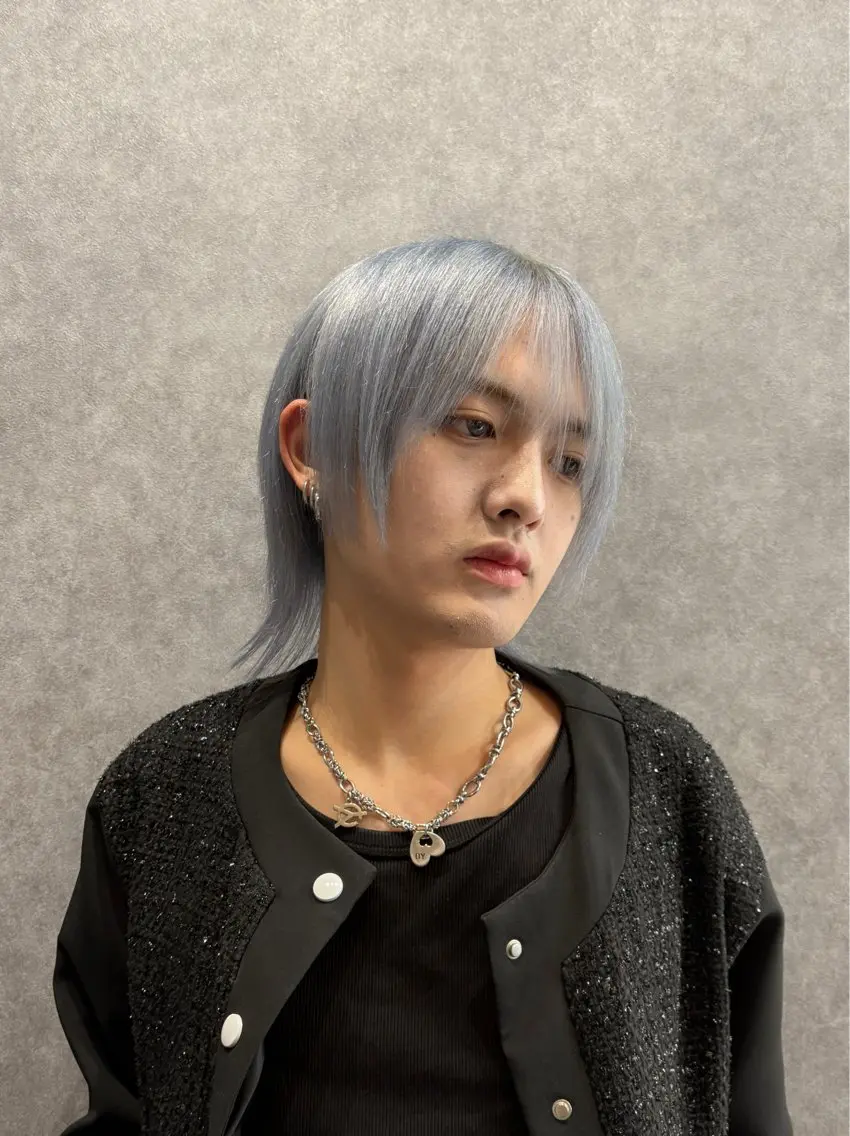 メンズブリーチ1回+フルカラー+ケアトリートメントの写真