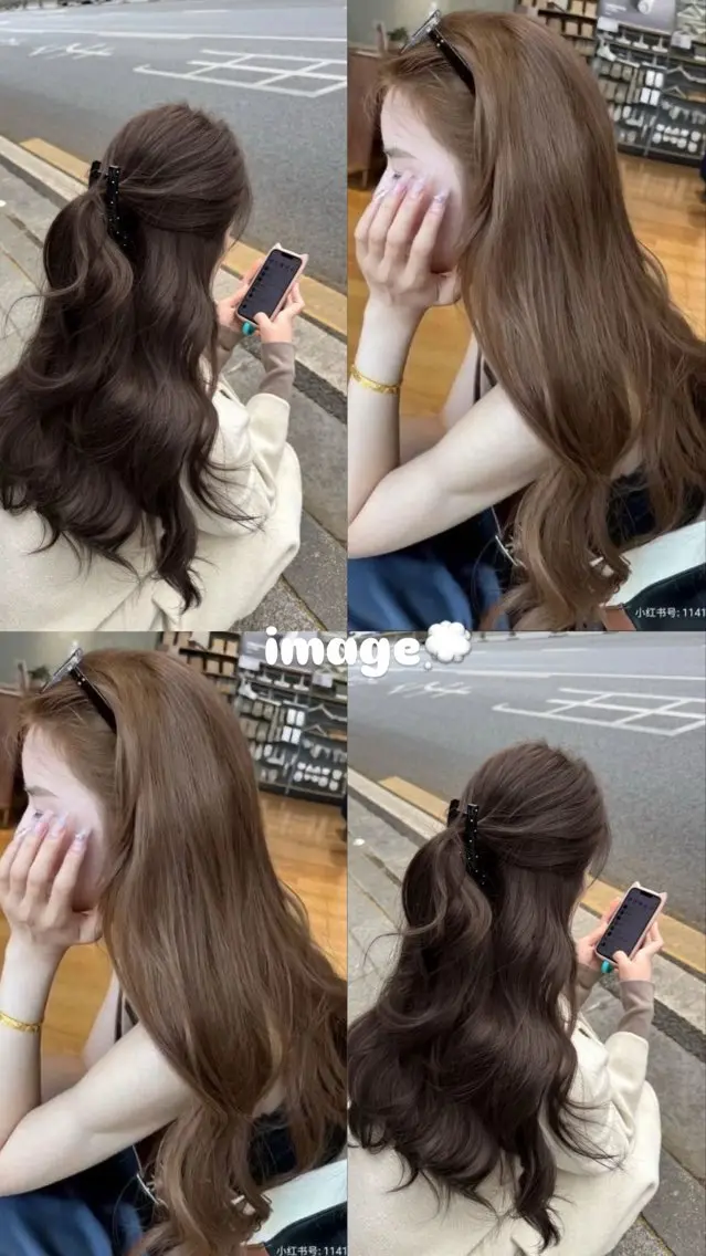 ロング カラー ヘアカラー 佐伯 美麗のヘアスタイル