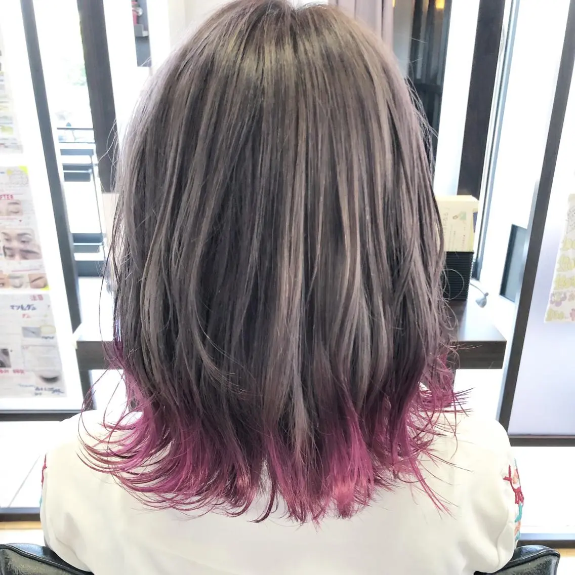 ミディアム カラー 手塚 亮汰のヘアスタイル