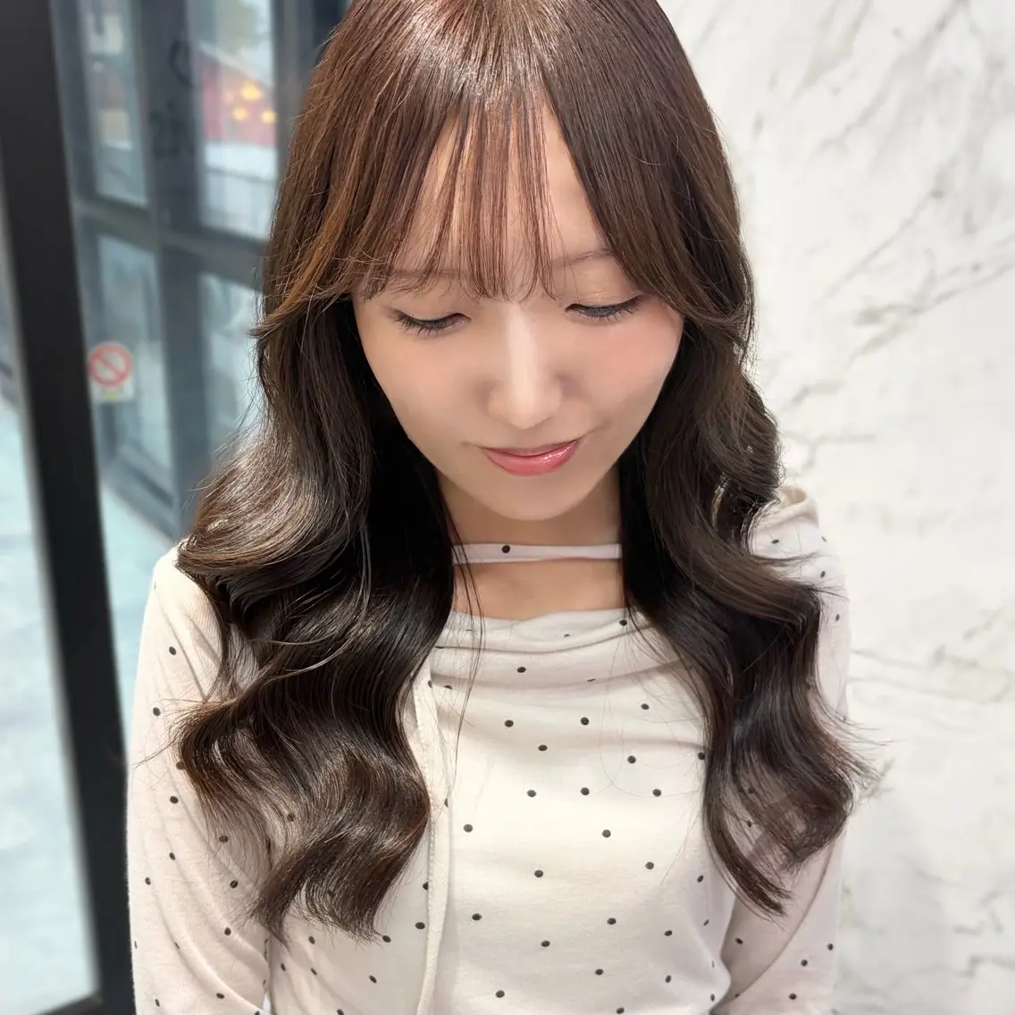 ロング カラー 浦和韓国モデル 募集中🪽Rinのヘアスタイル