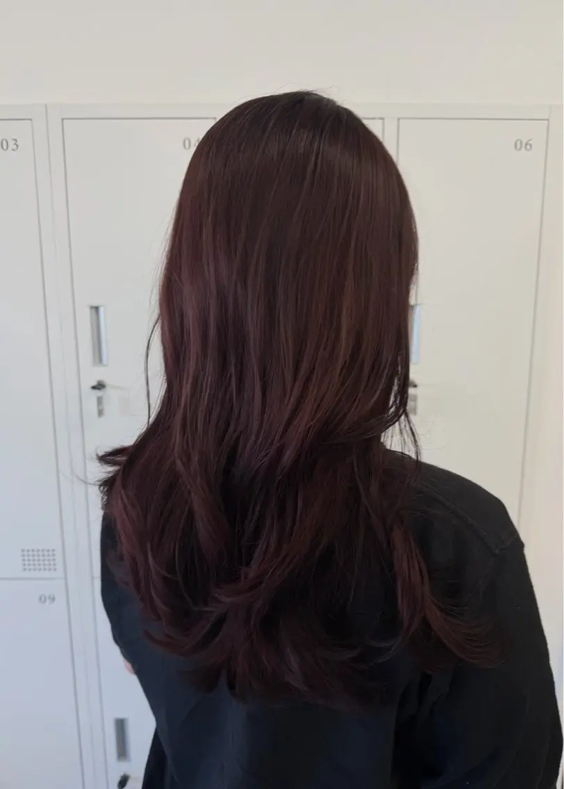 ロング カラー ブラウンカラー レッドカラー ヘアカラー &c. AYANO ㅤㅤㅤㅤㅤㅤㅤのヘアスタイル
