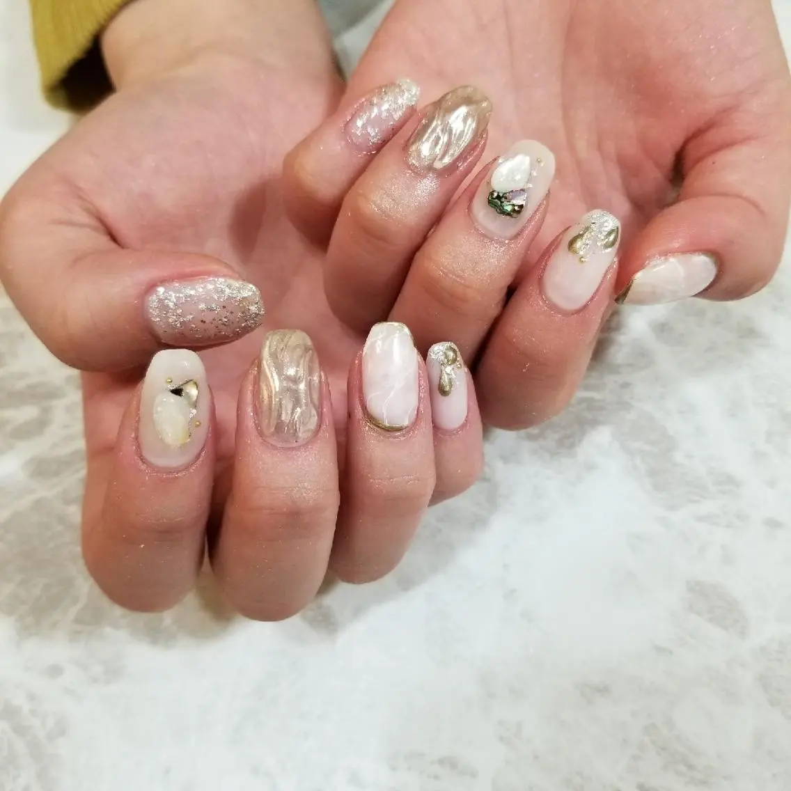 ネイル ニュアンスネイル ハンドネイル nijiiro🌈 サトウのネイルデザイン