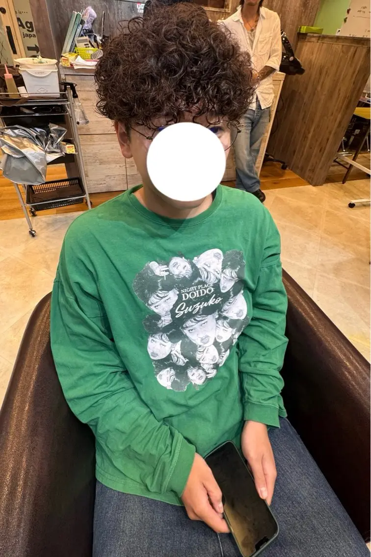 パーマ メンズ 久保田 琉菜のヘアスタイル
