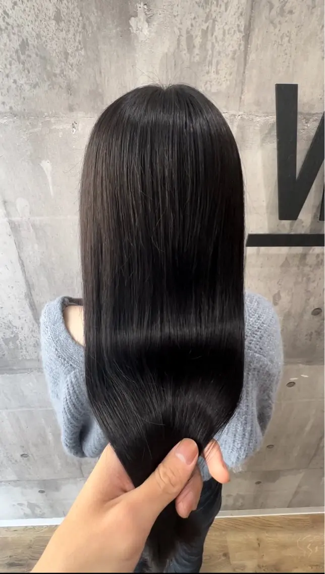 ロング カット トリートメント 髪質改善/ウスイ アイキ/_WHITEのヘアスタイル