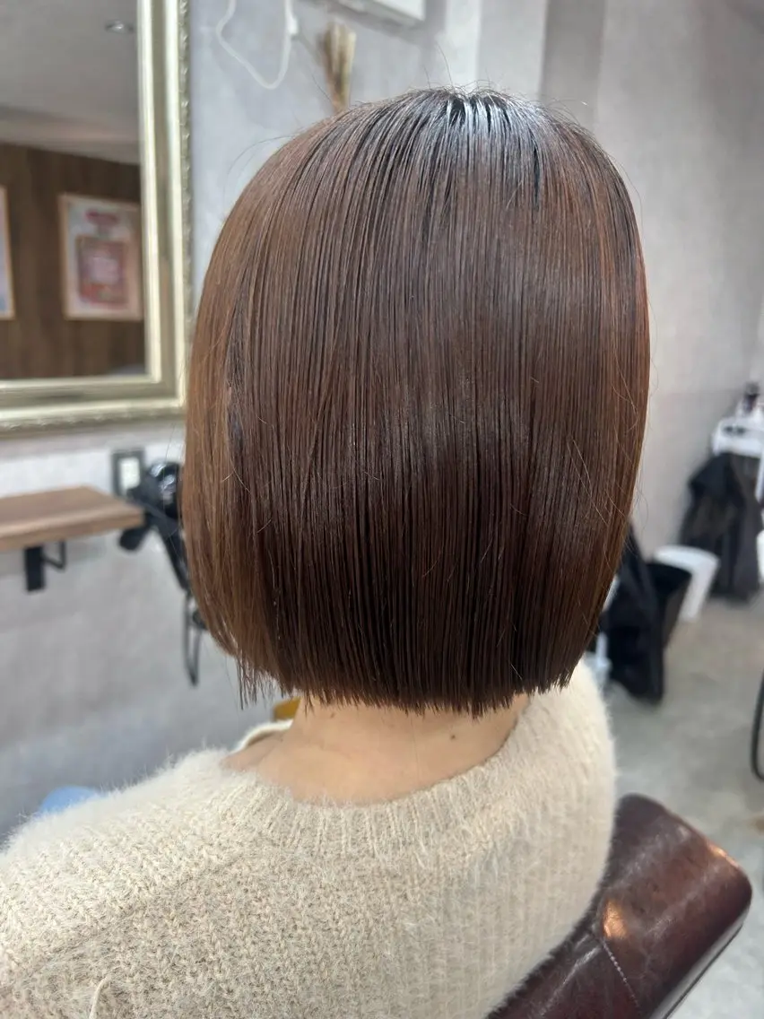 ショート カラー カット ヘアカラー トリートメント Lien 深井店のヘアスタイル