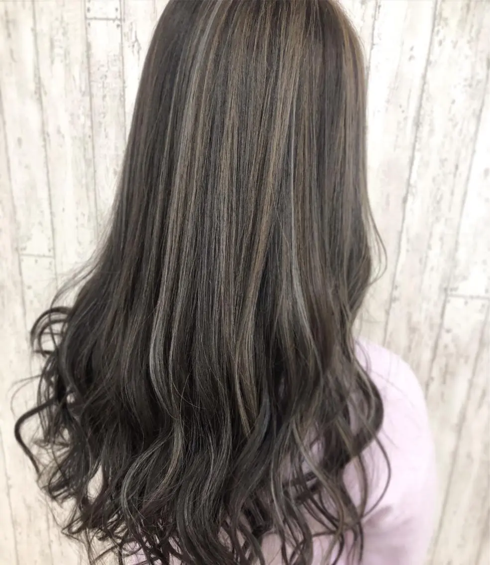 ハイライト+カラー+ハホニコトリートメントの写真