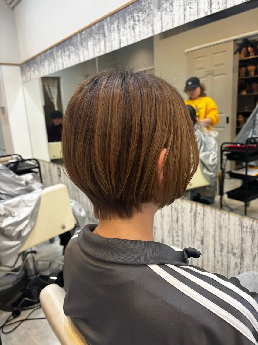 ショート くびれヘア ショートヘア あすか/ 松本/モデル様募集中のヘアスタイル