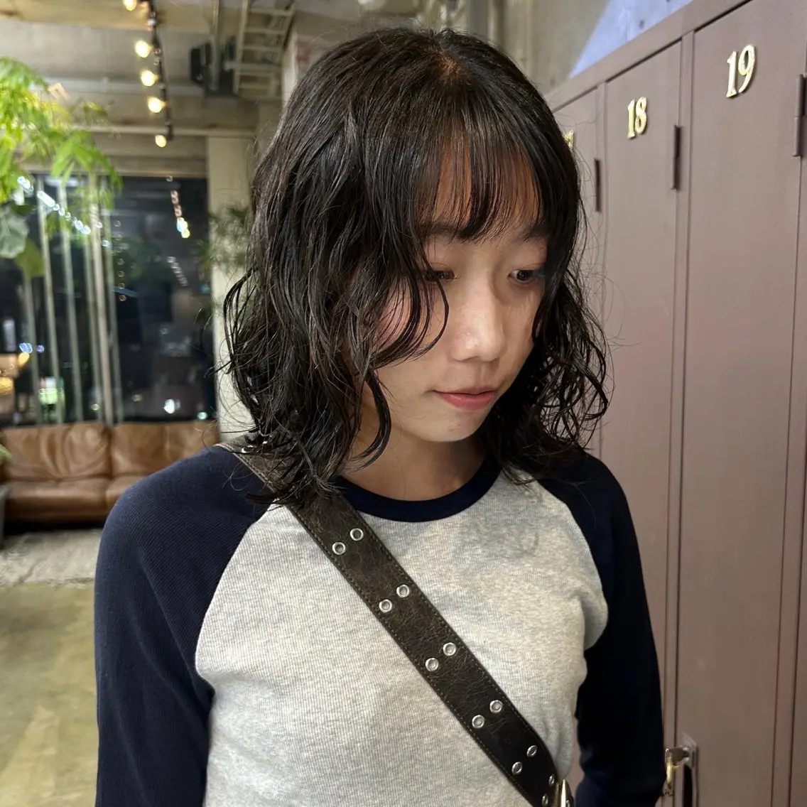 ミディアム パーマ ミディアムパーマ ボブ 似合わせカット カット パーマ 伊藤ほのか/パーマ /酸性ストレートのヘアスタイル