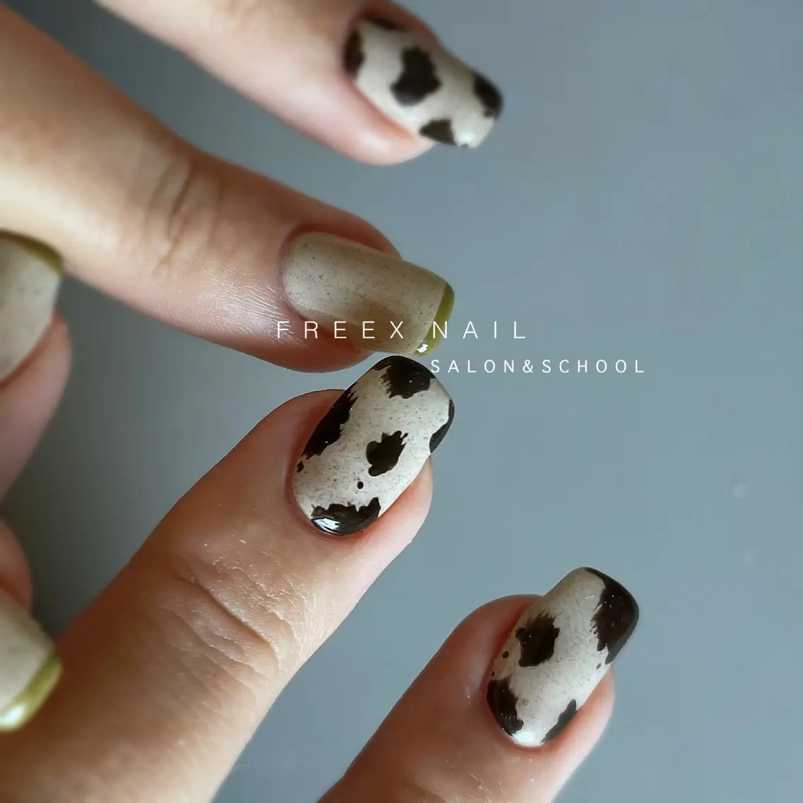 ネイル アニマル柄 ハンドネイル ハンドケア freex nail /ニュアンス/個性派のネイルデザイン
