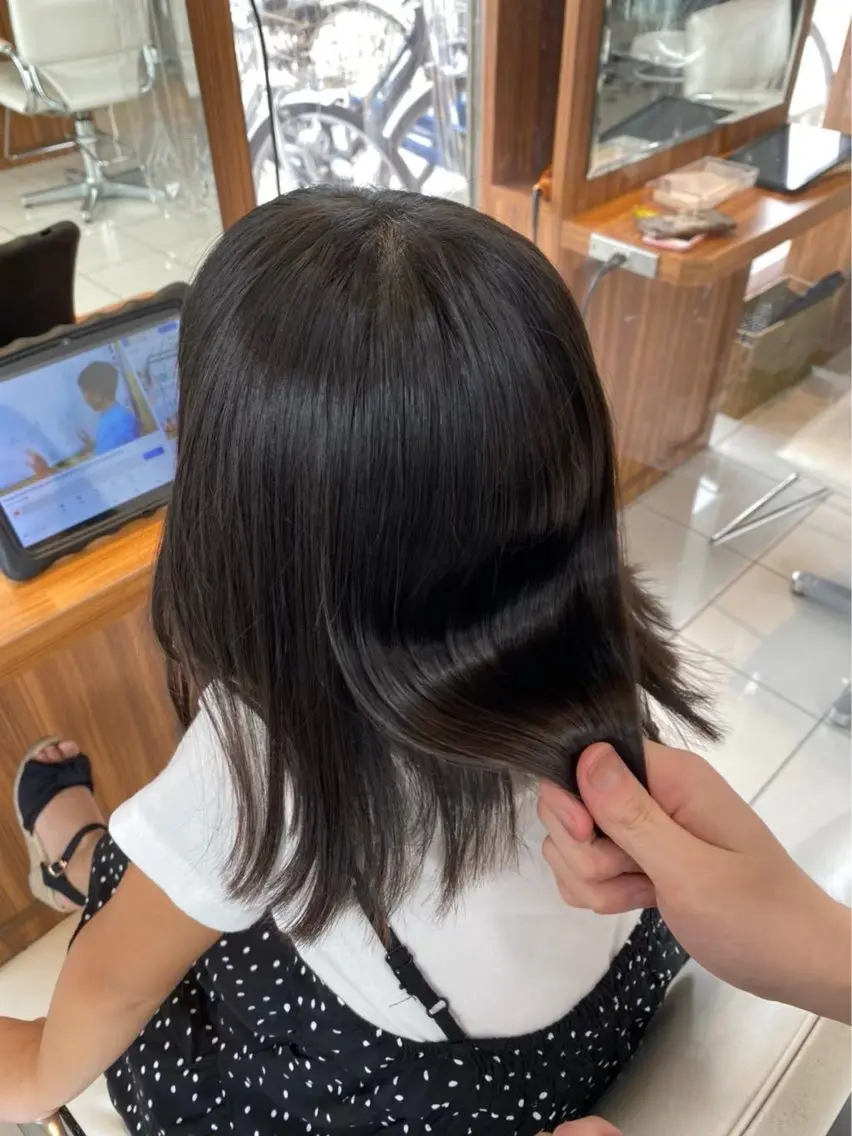«ミニモ限定/モデル募集中»当日🉑髪質に合わせた本格ケアで極上艶髪‧⁺ ⊹˚.‧Aujua4stepトリートメント🫧の写真
